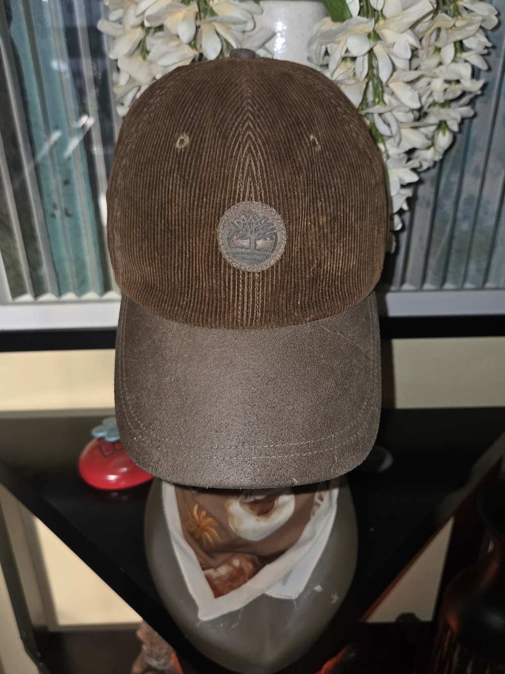 Timberland Brown Corduroy Baseball Cap